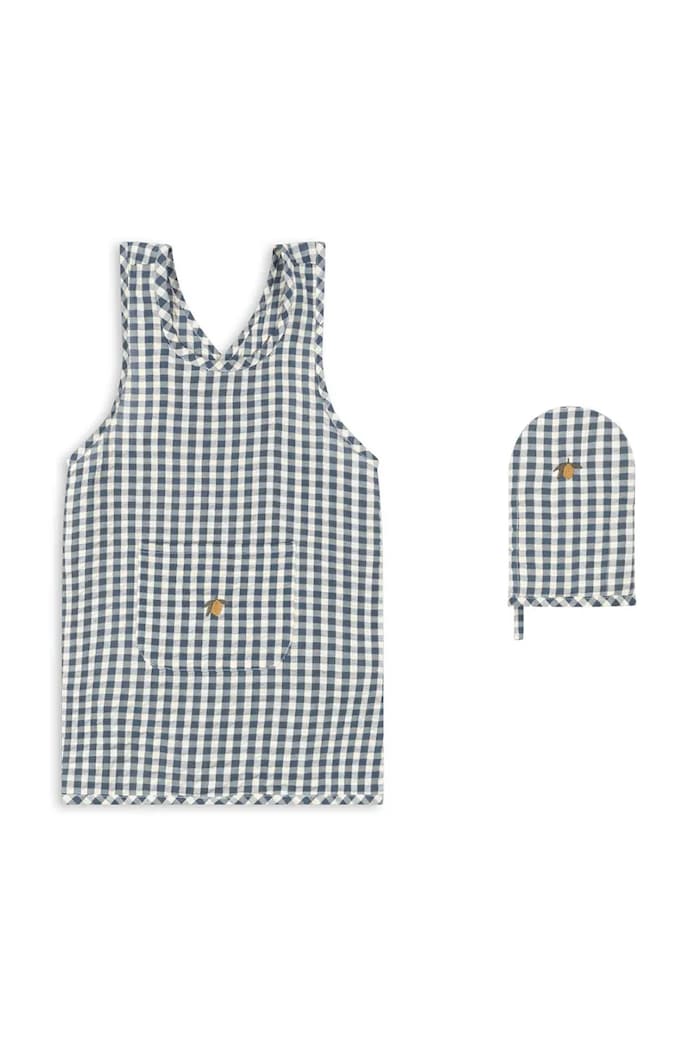 Konges Sløjd Fartuch dziecięcy KIDS APRON SET granatowy KS102010
