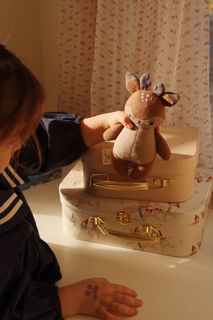 Παιχνίδι αγκαλιάς μωρού Konges Sløjd MINI TOYS DEER καφέ KS102047