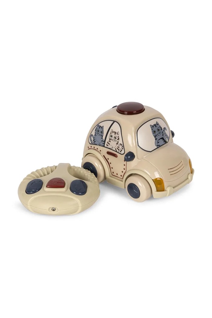 Autíčko na dálkové ovládání Konges Sløjd REMOTE CONTROL POLICE CAR béžová KS102081