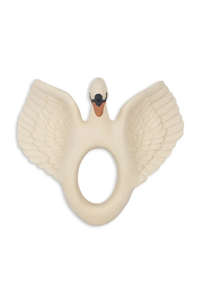 Βρεφική οδοντοφυΐα Konges Sløjd TEETHER SWAN KS102123 λευκό AA00