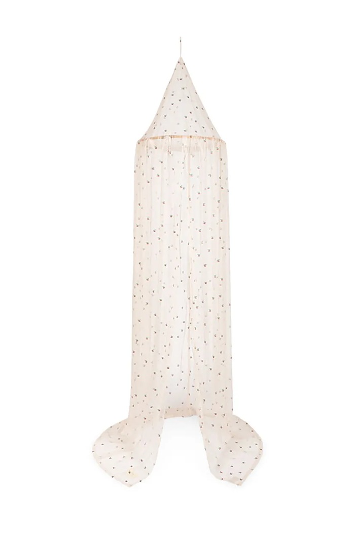 Θόλος Konges Sløjd BED CANOPY TULLE CHERRY GLITTER μπεζ KS101835
