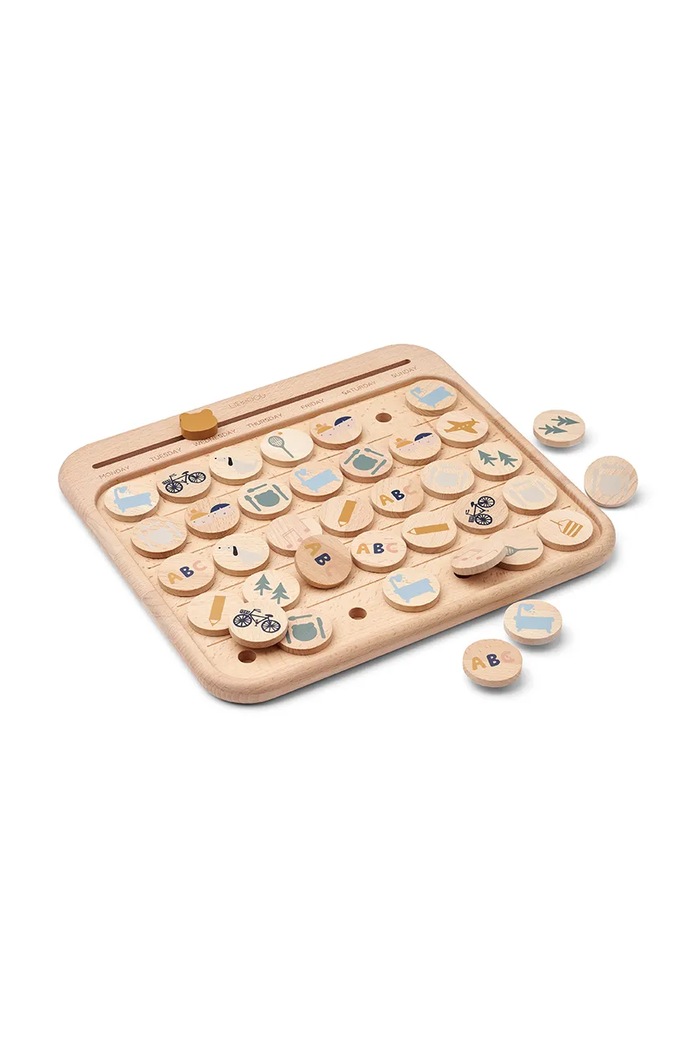 Ημερολόγιο Liewood Tao Calendar Activity Board μπεζ LW17359