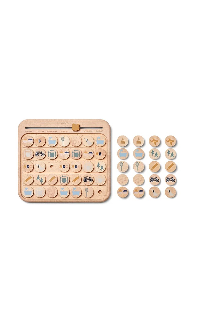 Ημερολόγιο Liewood Tao Calendar Activity Board LW17359 μπεζ AW24