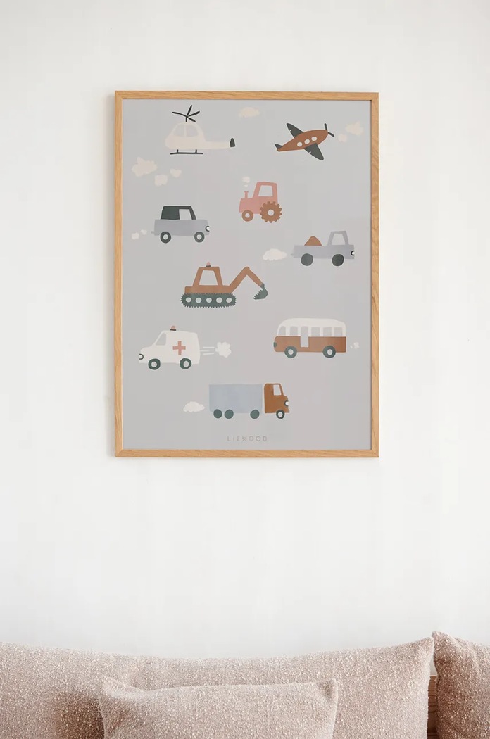 Liewood Poster Beverly Poster gri LW17917