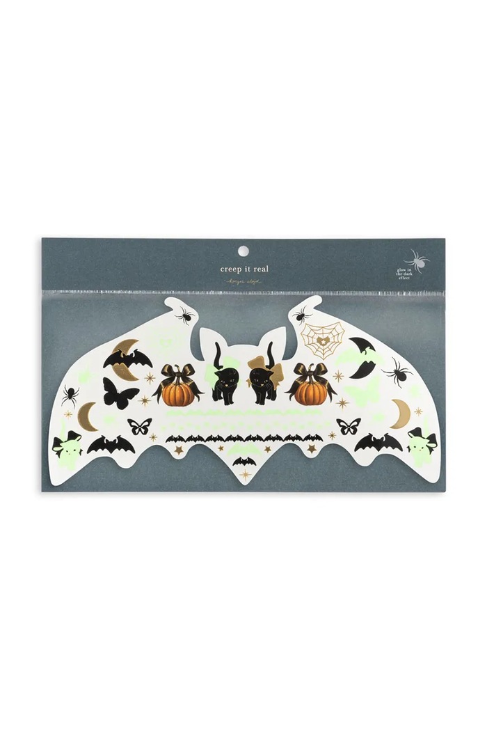 Dětská tetování Konges Sløjd HALLOWEEN TATTOOS černá KS102196