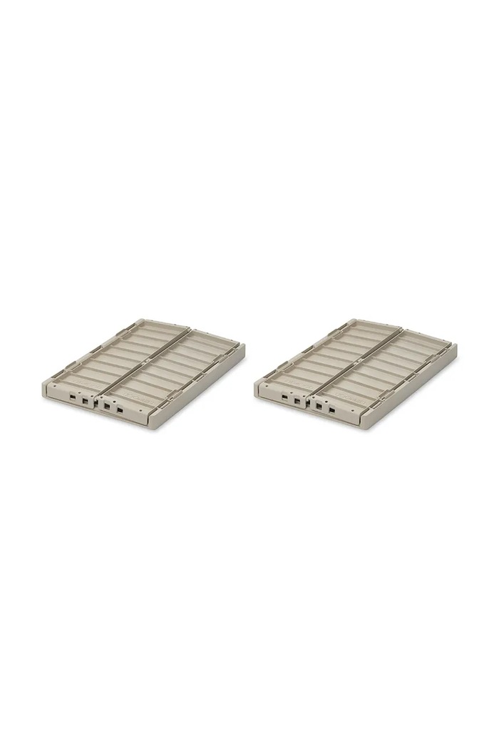 Úložný box Liewood Weston Storage Box M 2-pack 2-pak LW14677 sivá AW24