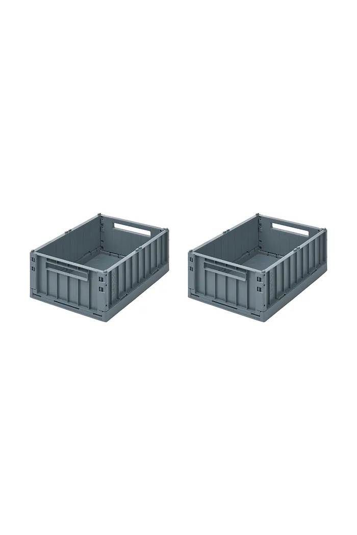 Škatla za shranjevanje Liewood Weston Storage Box M 2-pack 2-pack modra LW14677