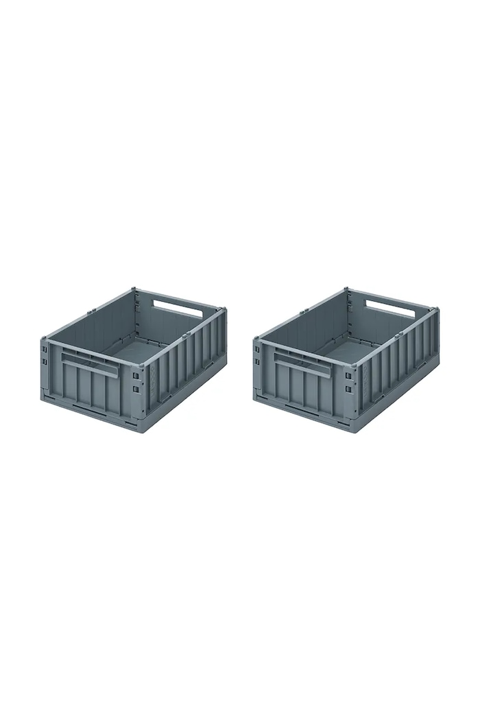 Škatla za shranjevanje Liewood Weston Storage Box M 2-pack 2-pack modra LW14677