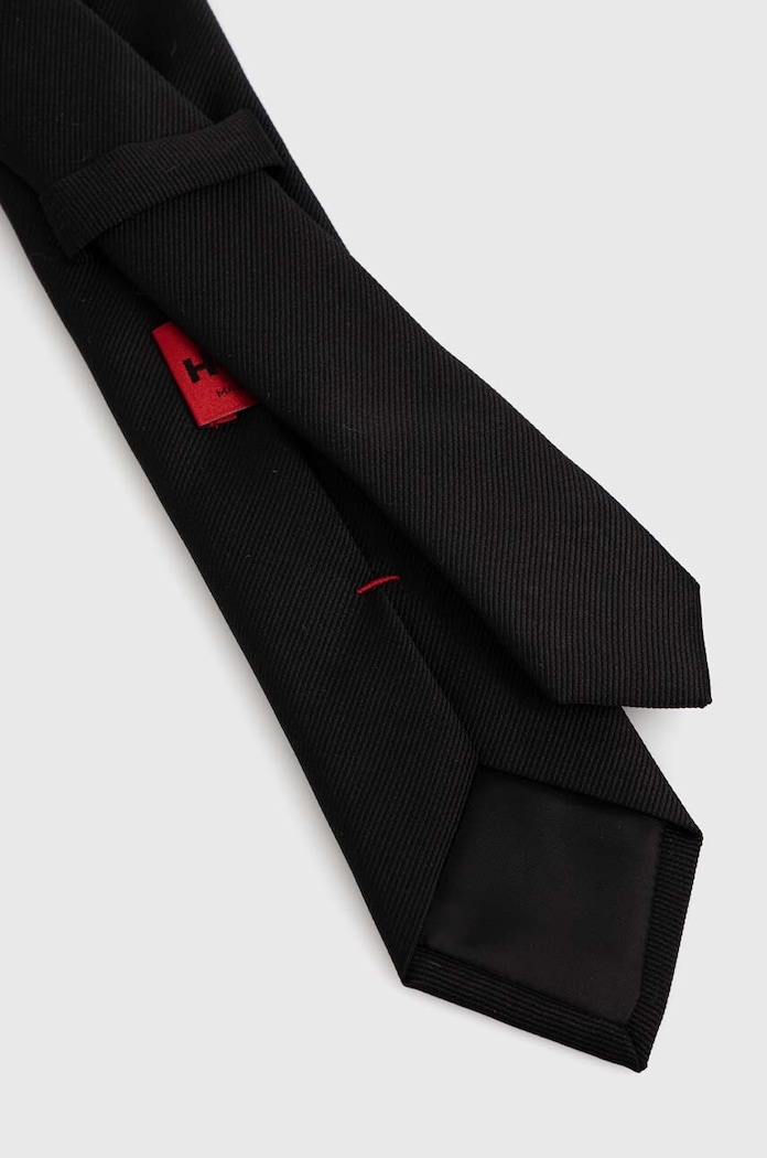 Γραβάτα HUGO Bashinah 50503476 μαύρο AW25