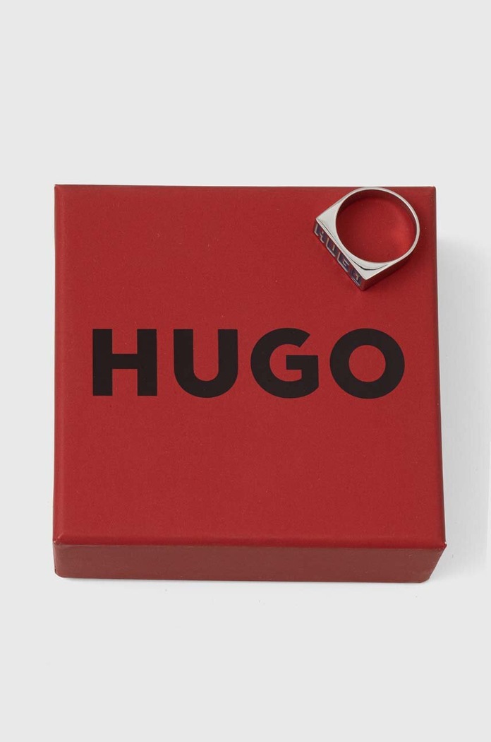 Prstýnek HUGO 50519369 stříbrná AW24