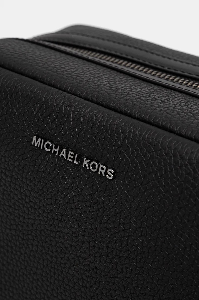 Kožená kosmetická taška Michael Kors černá 33F4LHDV1L