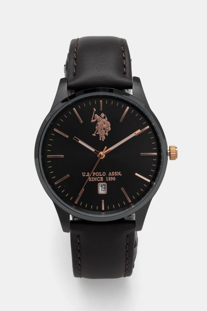 U.S. Polo Assn. zegarek OWEN brązowy USP4943BK