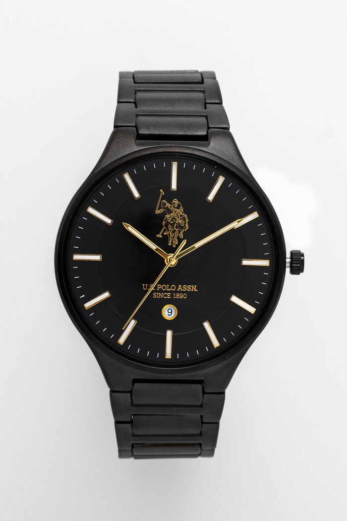 Годинник U.S. Polo Assn. JORDAN чорний USP7185YG