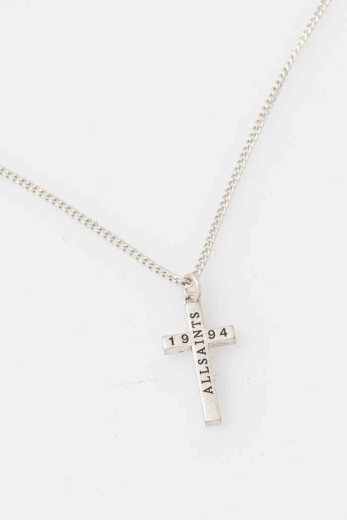 AllSaints naszyjnik 37489681SLV041 srebrny AW24