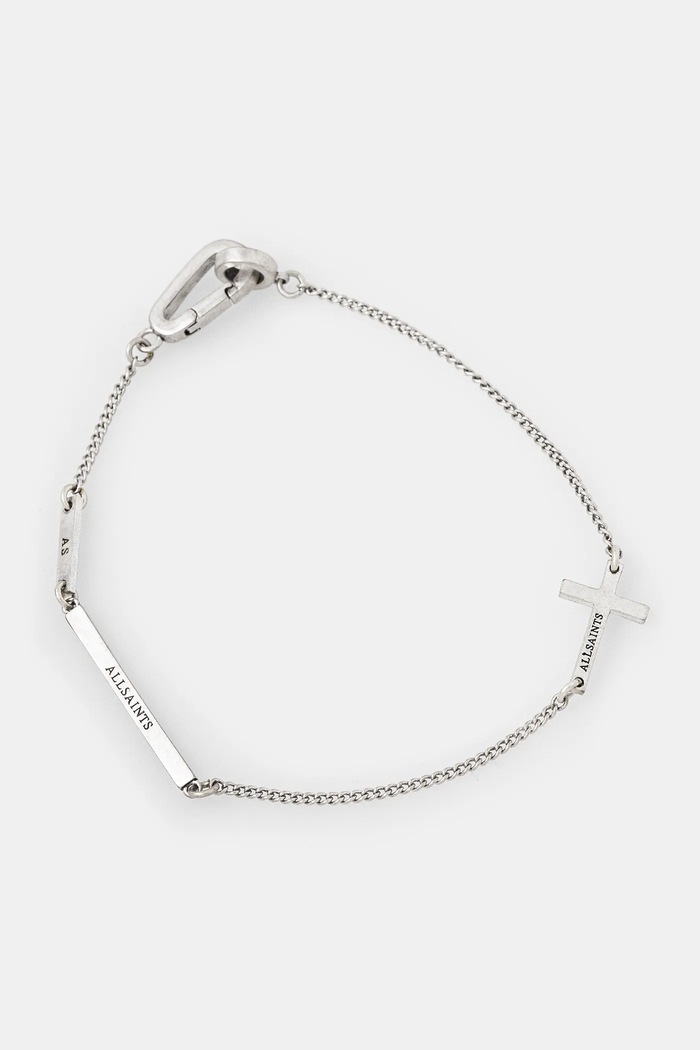 AllSaints bransoletka srebrny 37501873SLV041