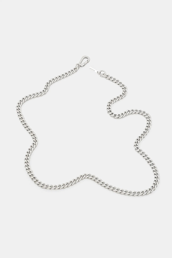 Колие AllSaints сребърен 37505222SLV041