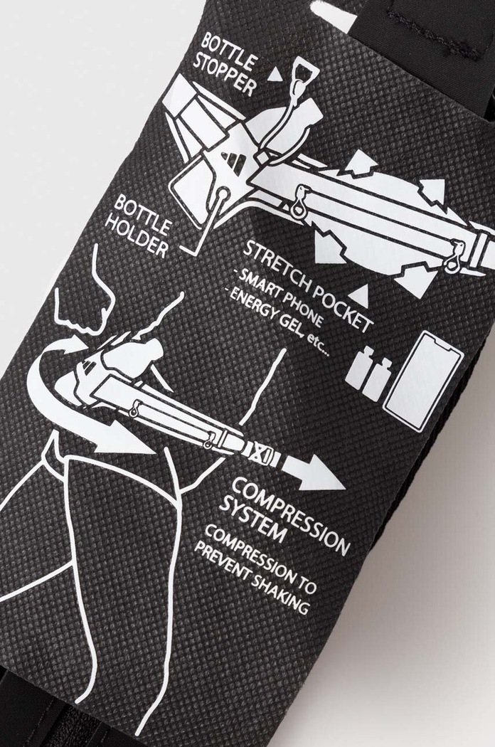adidas Performance centură de alergare Run negru IT2060