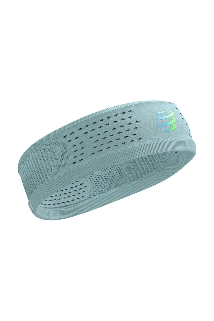 Akcesoria Compressport opaska na głowę On/Off XBNU391 turkusowy