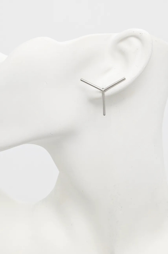 Accesorii Y/Project cercei MINI Y EARRINGS 640EA001 argintiu