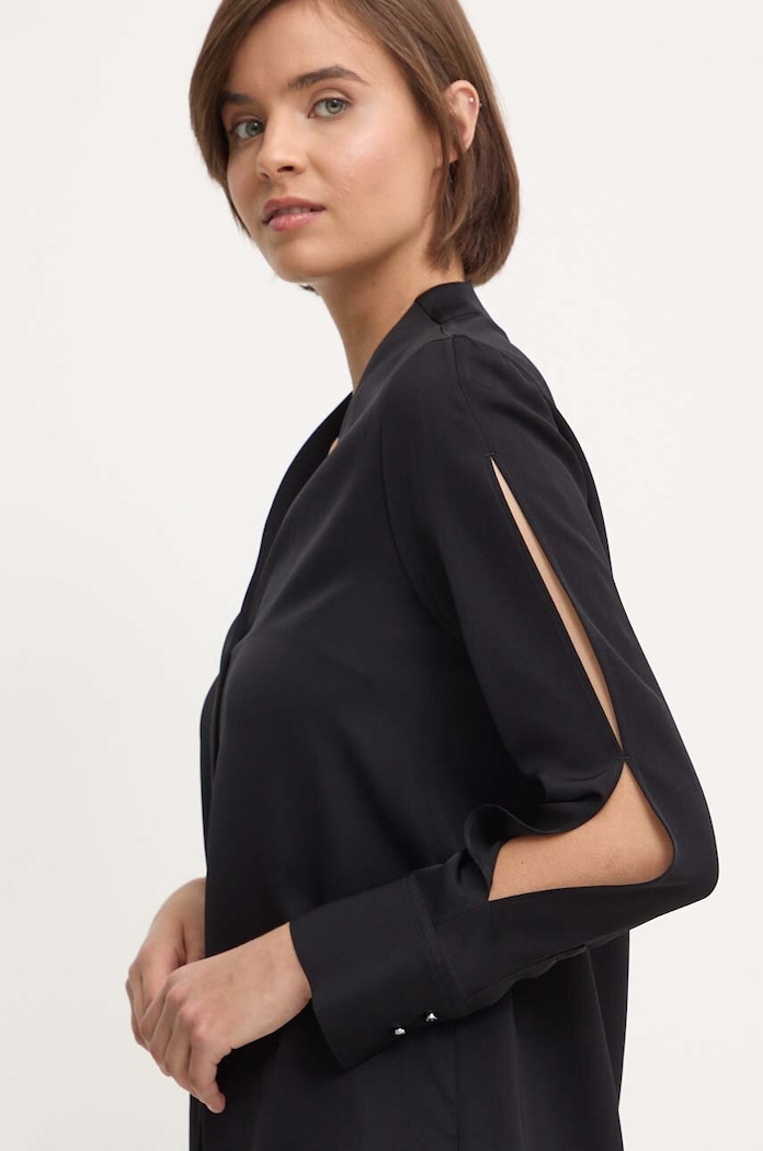 Blúzka Calvin Klein čierna K20K207141