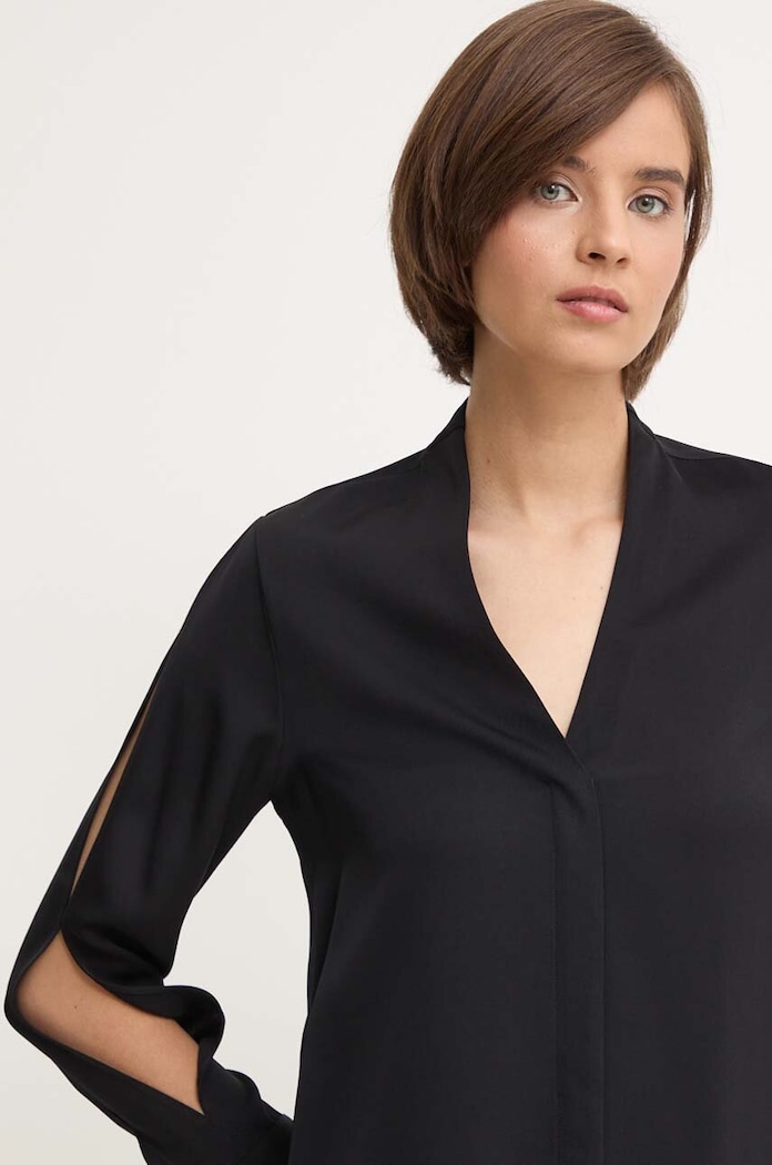 Blúzka Calvin Klein K20K207141 čierna
