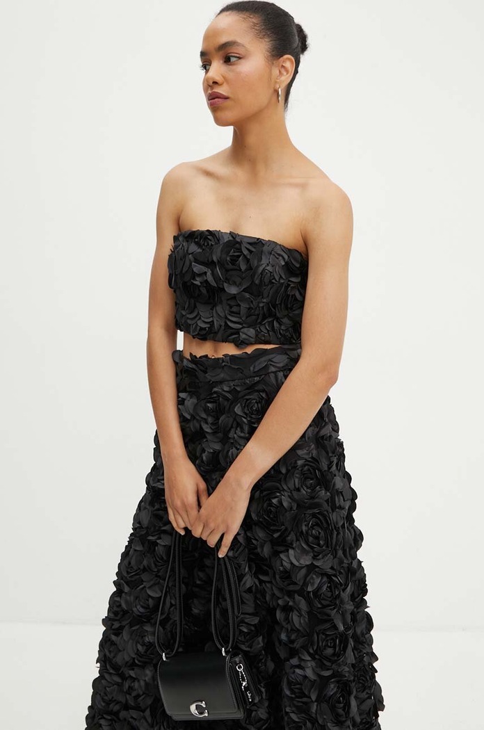 Top Rotate Cropped Top črna 112949100