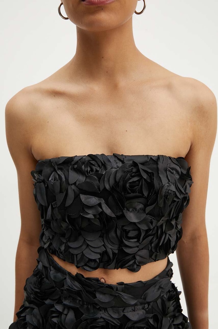 Top Rotate Cropped Top 112949100 črna
