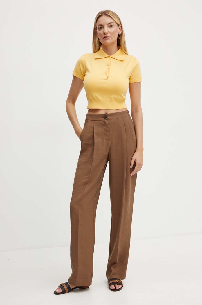 Polo tričko MAX&Co. 2426366051200 žlutá AW24