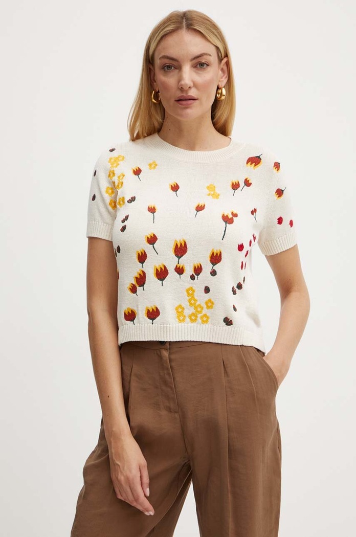 MAX&Co. sweter beżowy 2426366071200
