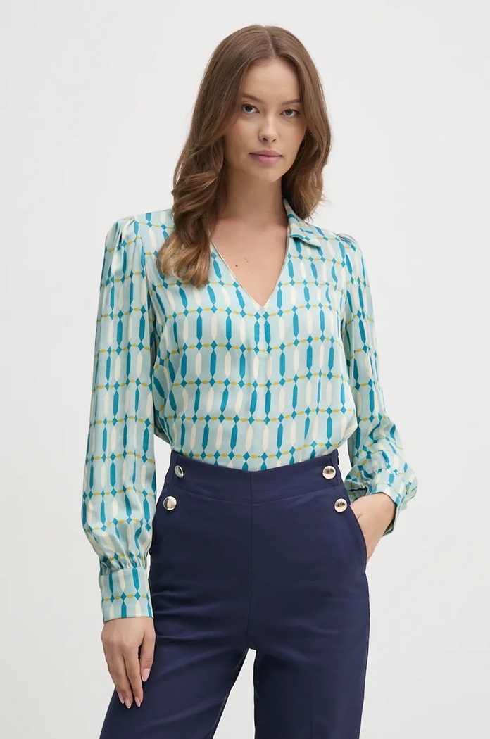 Halenka United Colors of Benetton regular modrá 5JLLDQ0AA