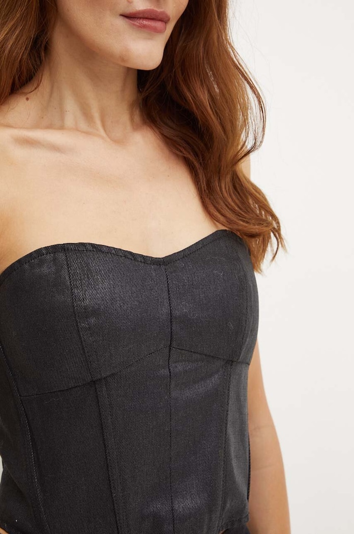 Armani Exchange top jeansowy XW000077.AF10212