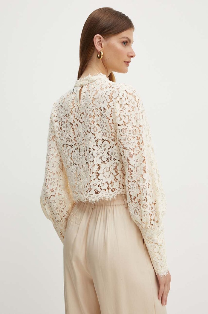Odzież Bardot bluzka LACE GEORGIA 57501TB beżowy