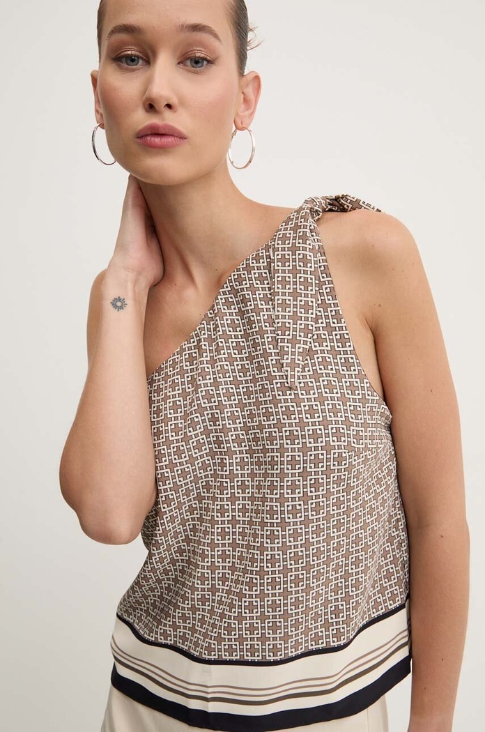 Abercrombie & Fitch Top brązowy KI140.4326.408