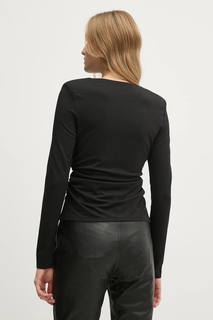 Oblečení Halenka Sisley 5Y0XLQ080 černá