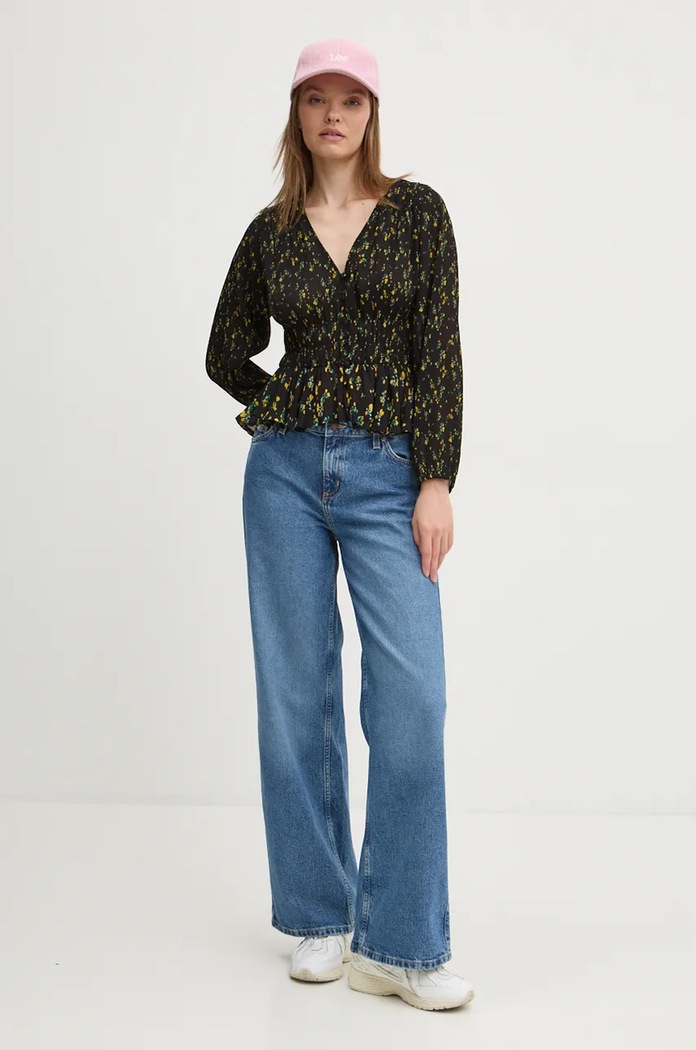 Majica Desigual OKAYAMA 24WWBW06 črna AW24