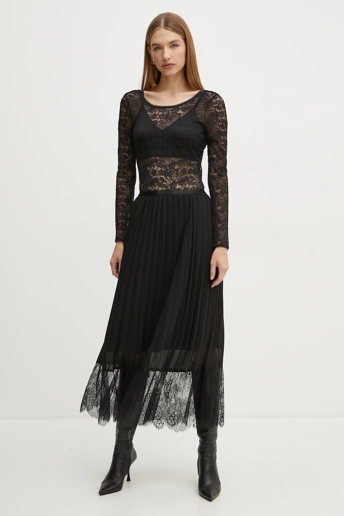 Morgan longsleeve din amestec de lana TLACE TLACE negru AW24