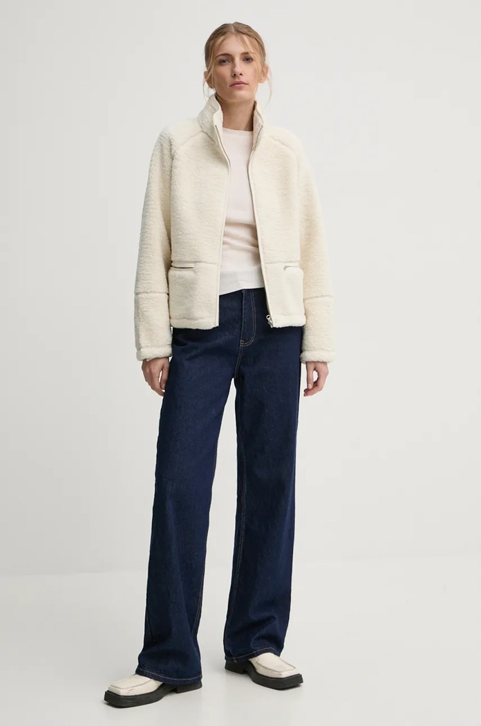 FROM FUTURE pulover de lana WTO02295 bej SS25