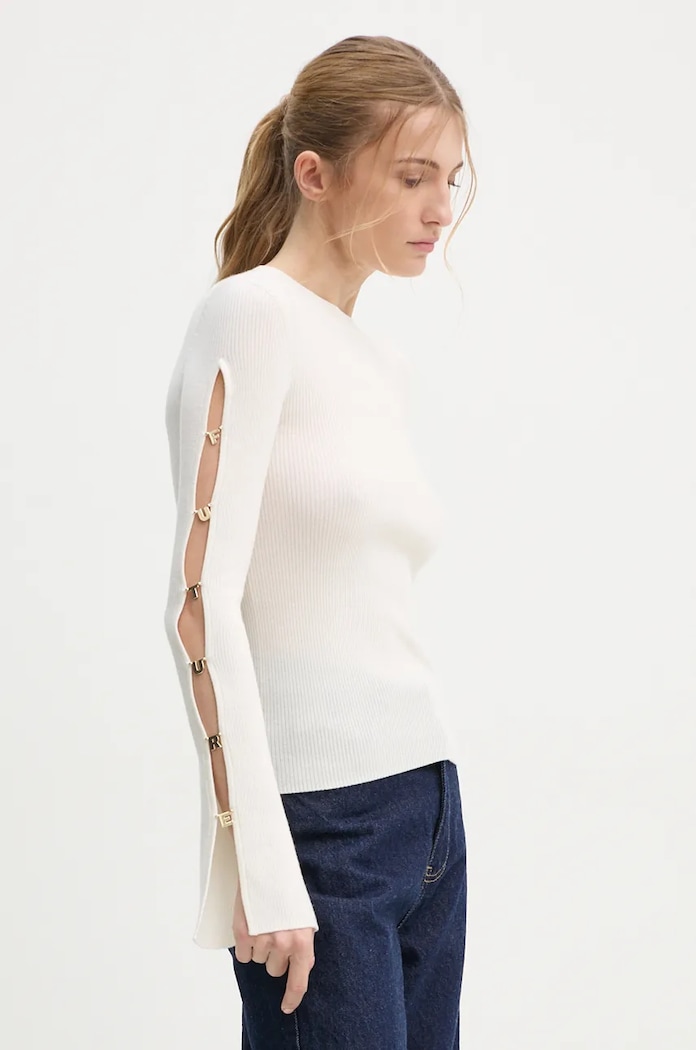 FROM FUTURE pulover de lana bej WTO02295