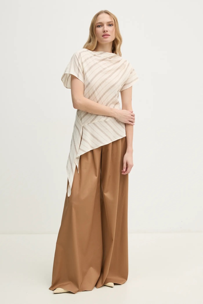 Blúzka Hoss Intropia 5878037 béžová AW24
