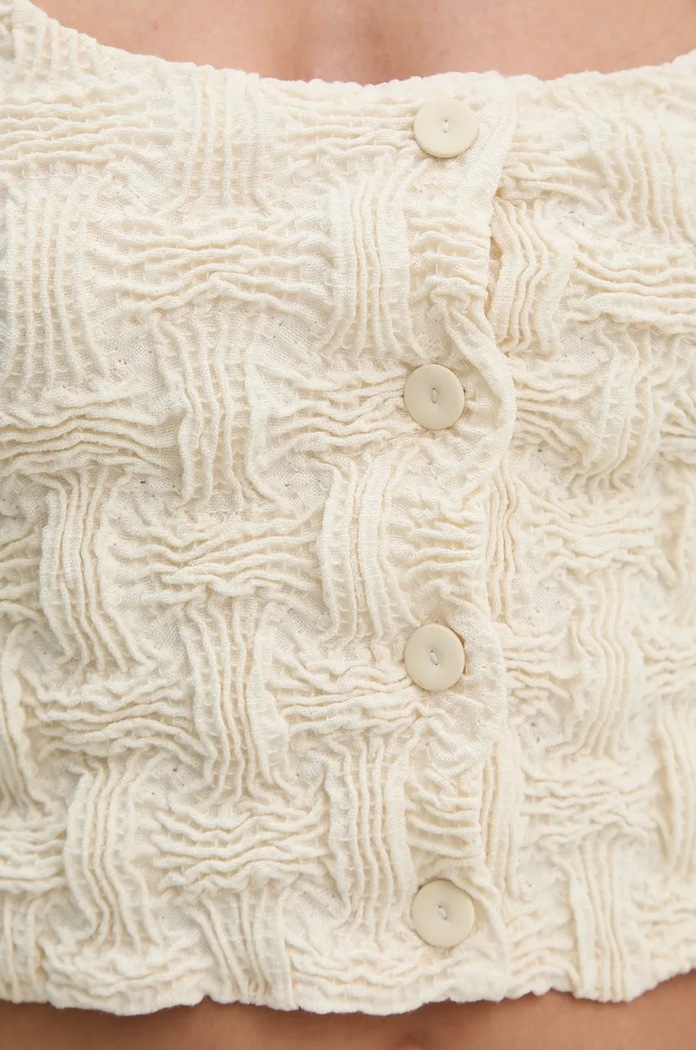 Bluza Nanushka JYLAN NW24PFTP4211 bež