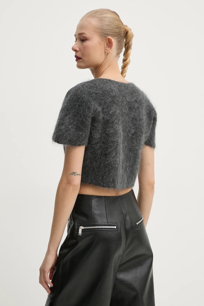 Oblečení By Malene Birger Vlněný svetr By Malene Birger ZHARA Q72556003 šedá