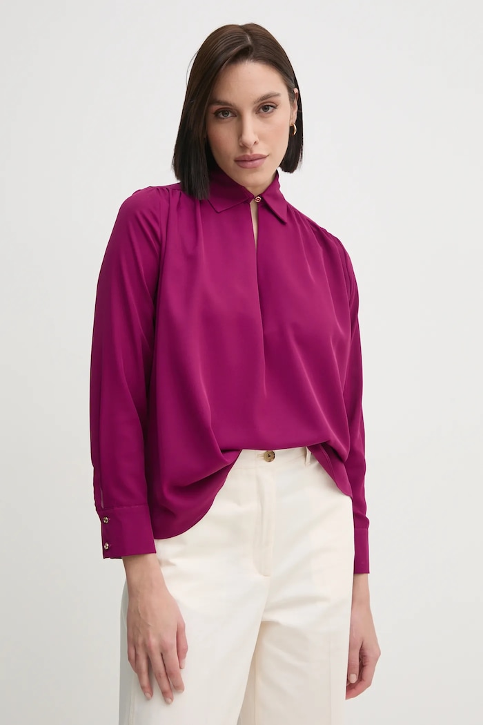 Bluza Artigli casual ljubičasta ACBL000529