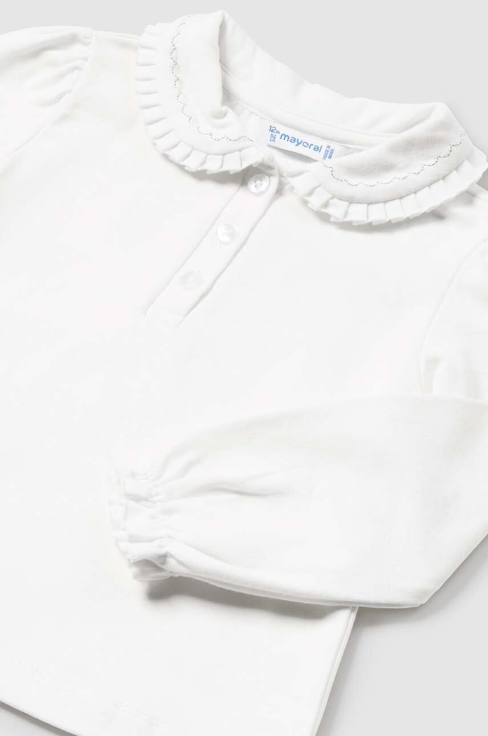Mayoral bluza bebe 104.4D.Baby.9BYH bej AW24