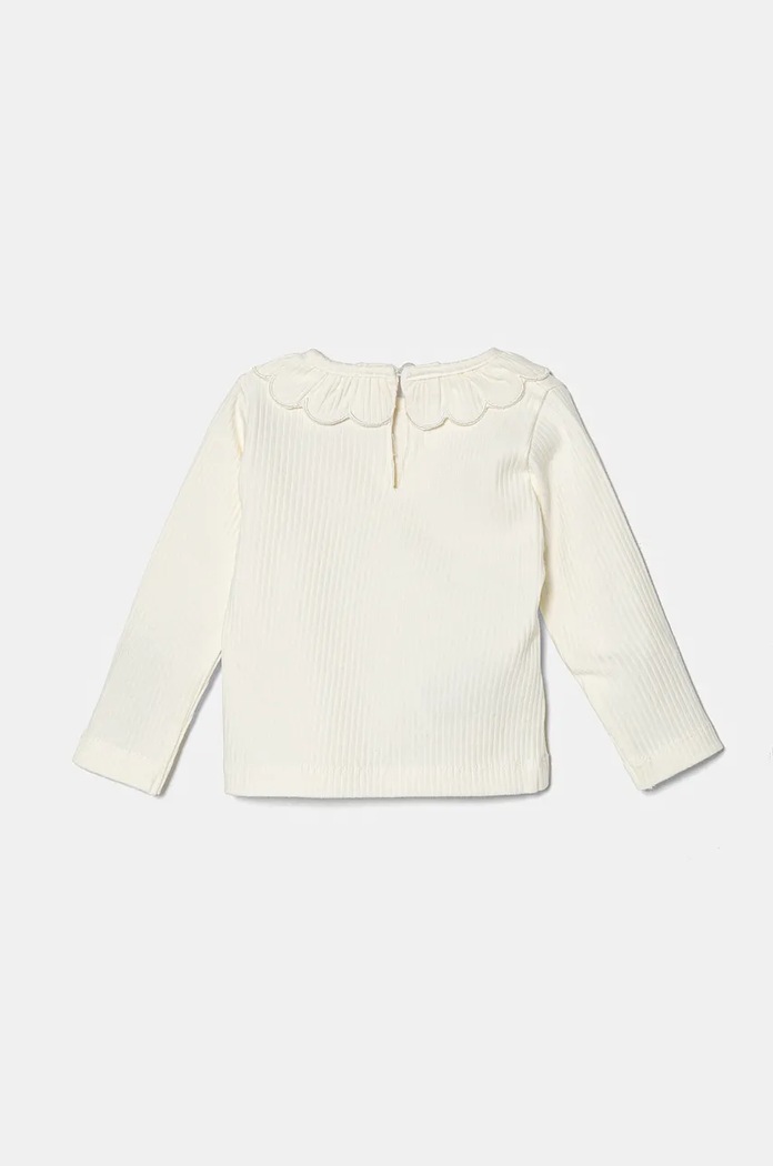 Βαμβακερή μπλούζα μωρού Mayoral 2051.4G.Baby.9BYH μπεζ AW24