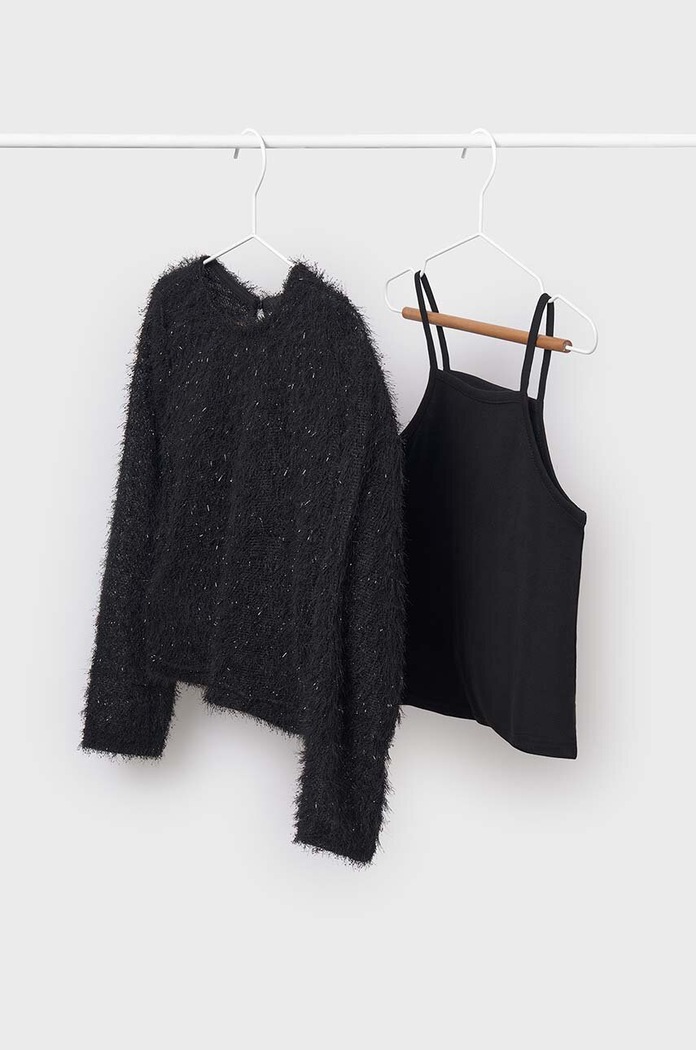 Mayoral Bluza copii negru 7006.8A.Junior.9BYH