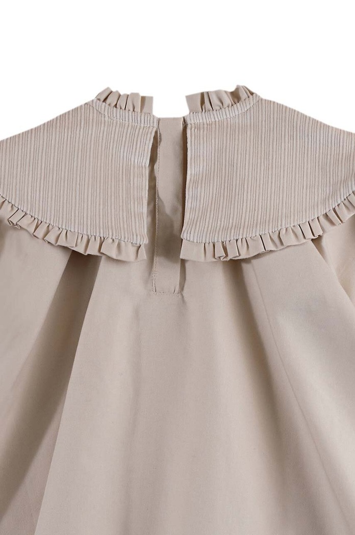 Dětská halenka Donsje Mellys Blouse béžová 4087600.