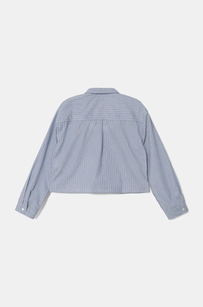 Παιδικό πουκάμισο Abercrombie & Fitch KI240.4033 μπλε AW24