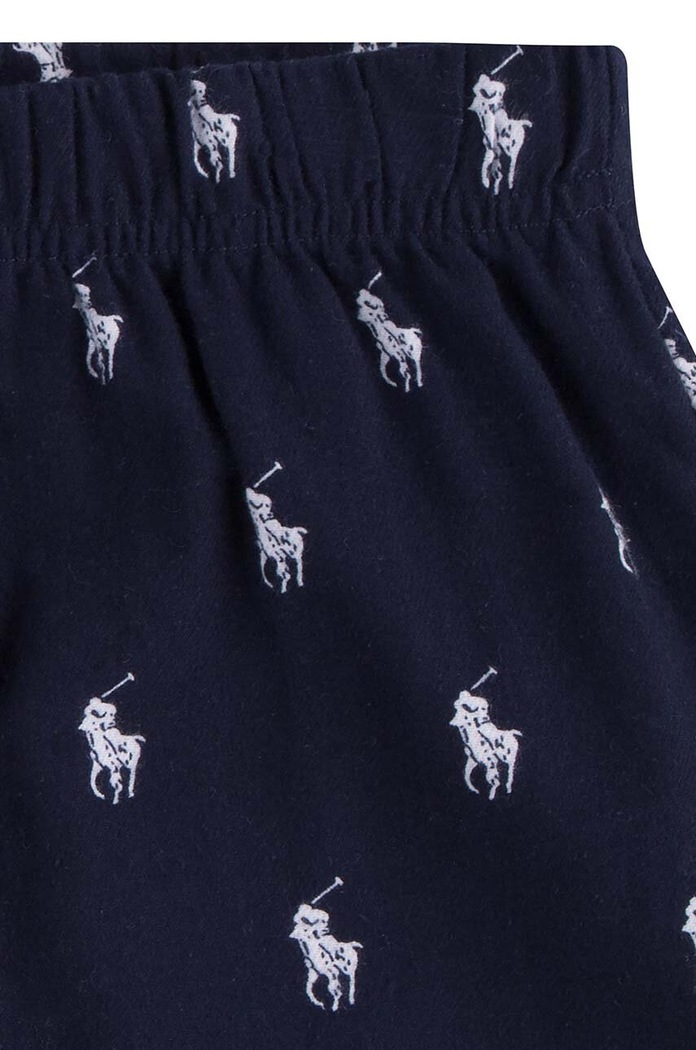 Παιδικές βαμβακερές πιτζάμες Polo Ralph Lauren σκούρο μπλε 8P0137.BCV