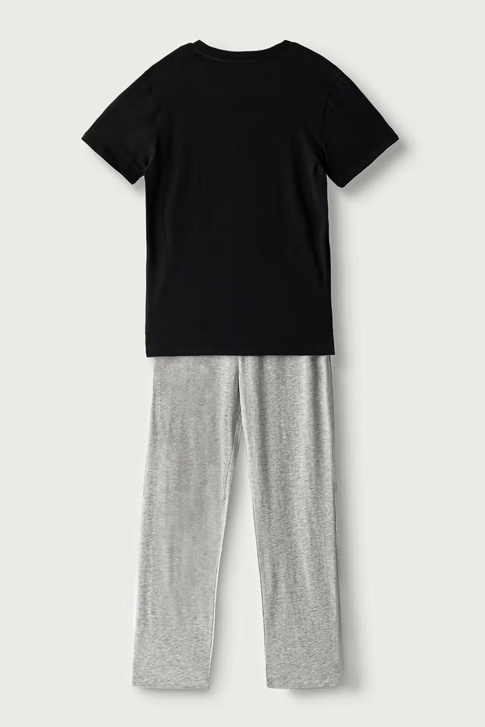 Calvin Klein Underwear Piżama bawełniana dziecięca B70B700500.9BYH szary AW24