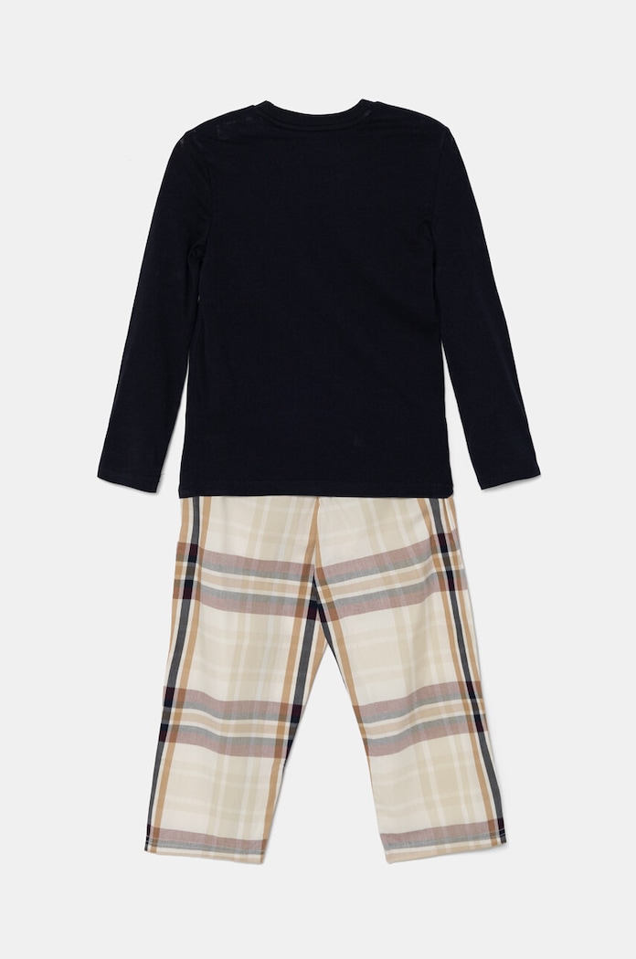Dětské pyžamo Tommy Hilfiger UB0UB00572.9BYH námořnická modř AW24